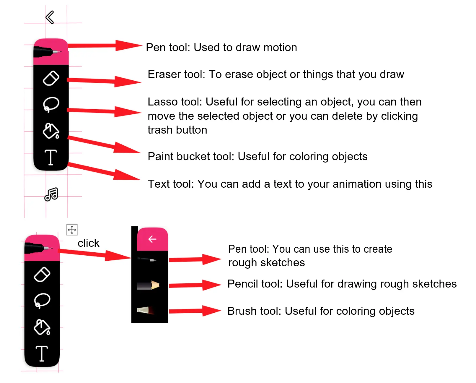 FlipaClip Pen Tools