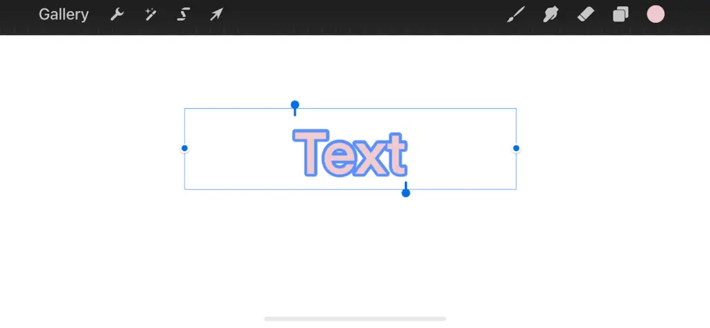 Procreate Text Tool