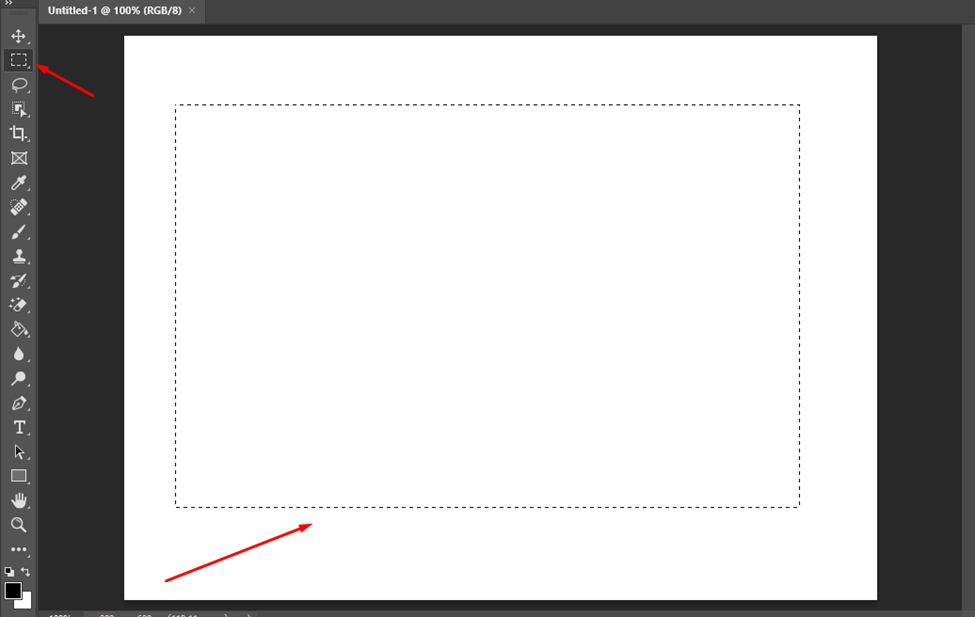Rectangular Marquee tool 