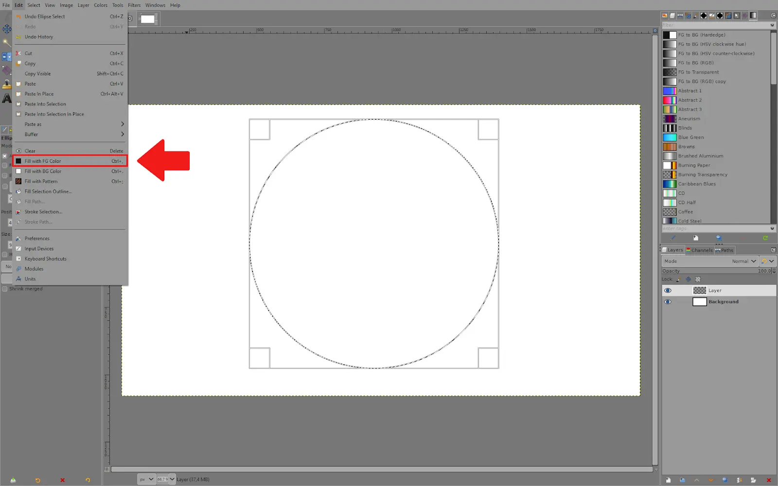 How To Draw A Circle In GIMP Tech Lounge