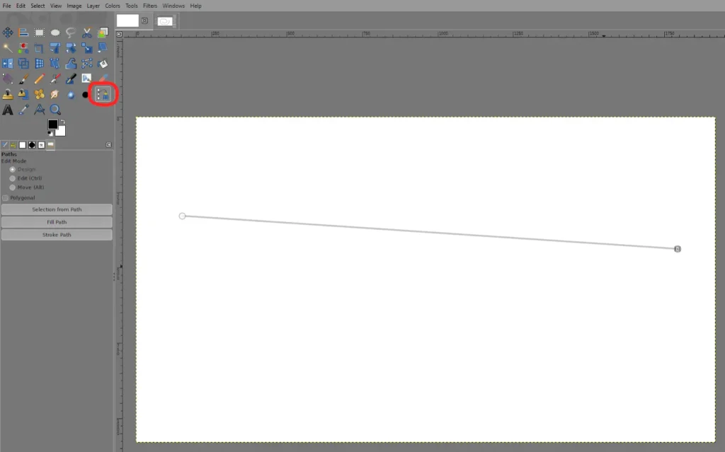 how to create dotted lines gimp