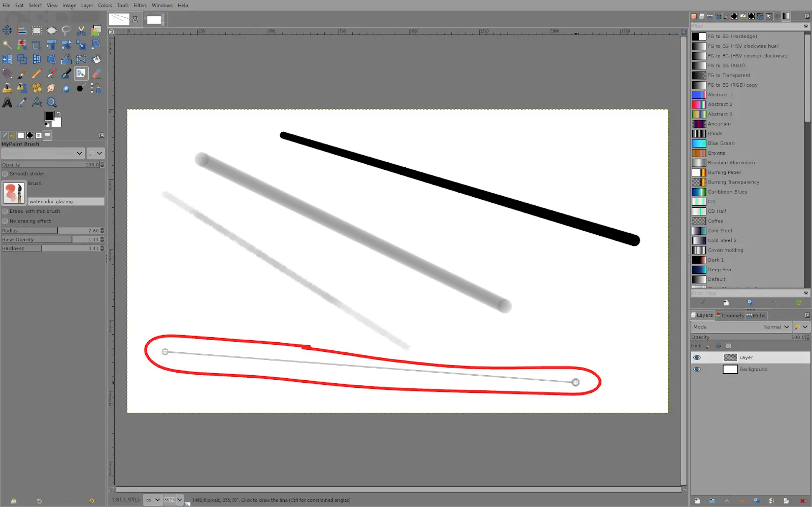 How to Draw a Line in GIMP Tech Lounge