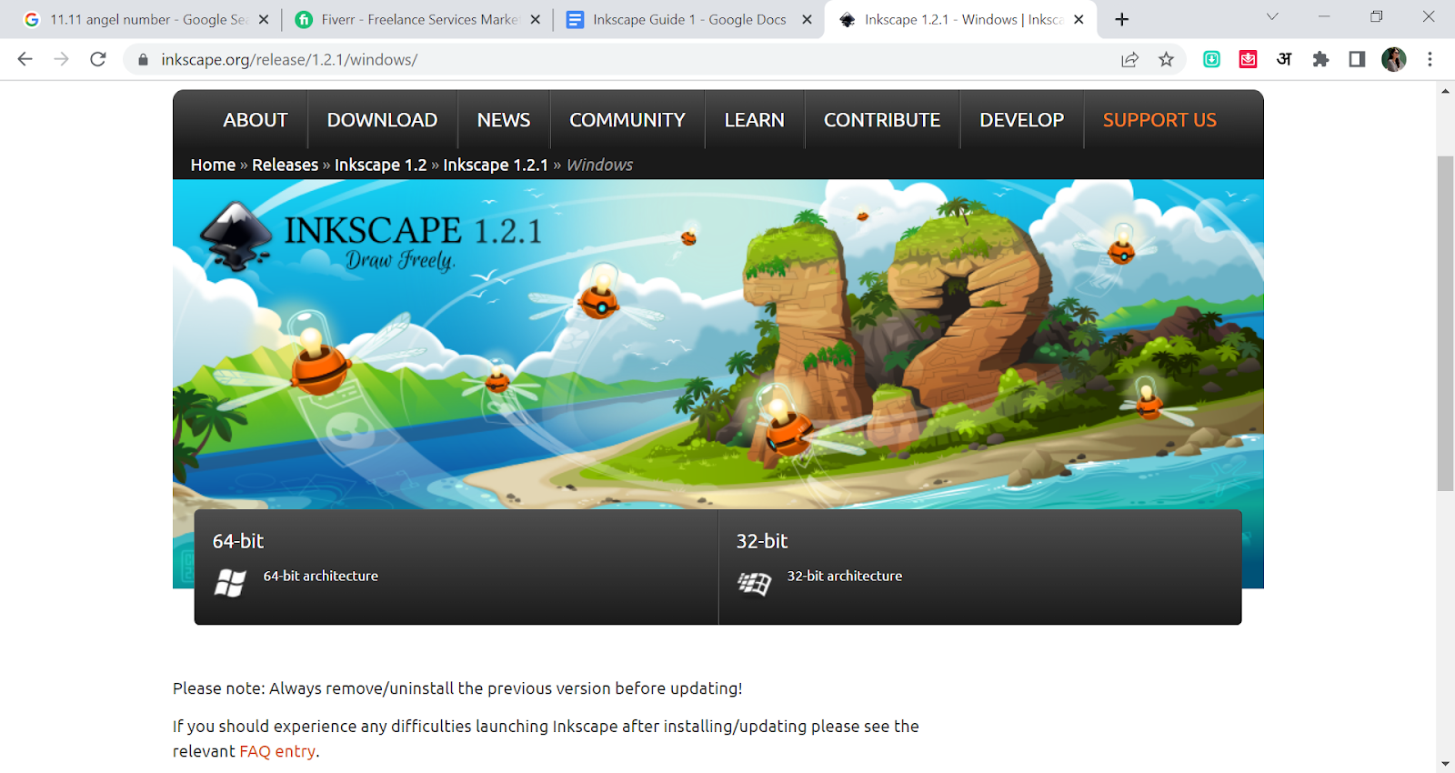 Inkscape Properties