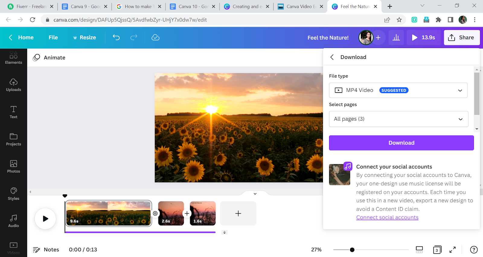 Download Video on Canva