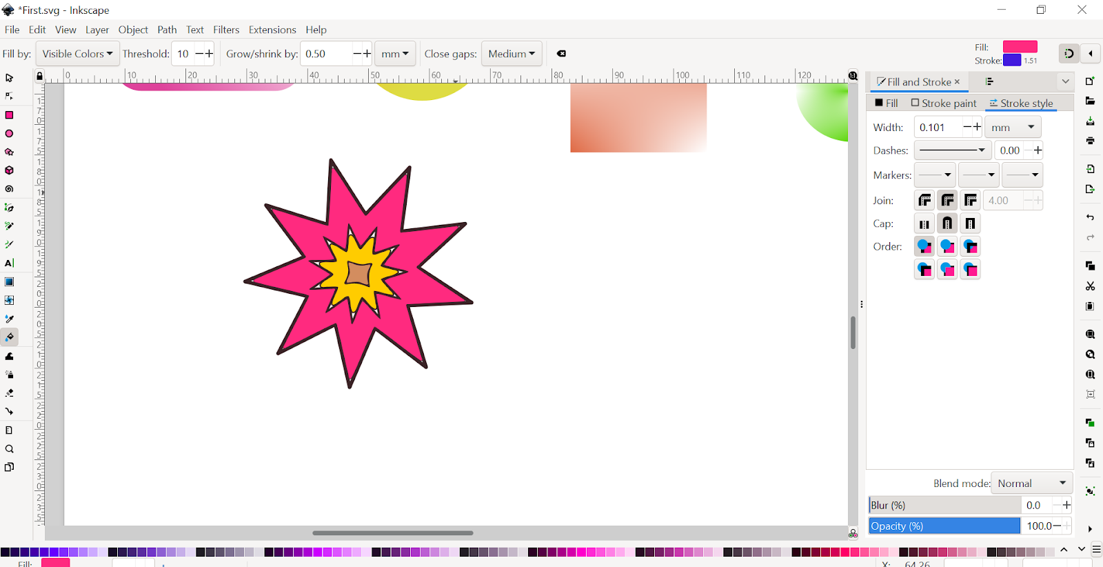 Inkscape Bucket Tool