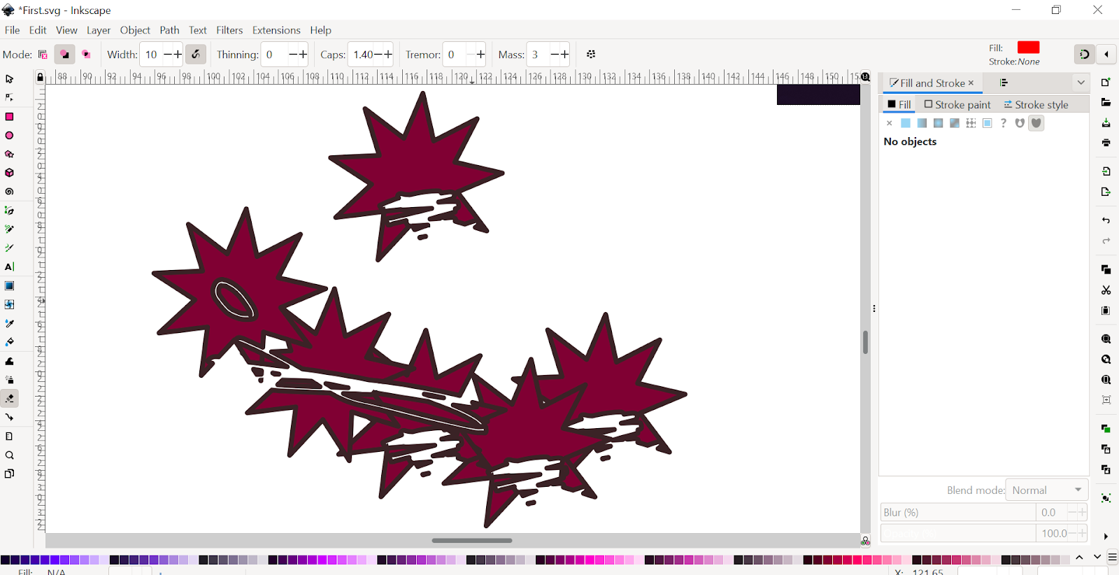 Inkscape Erase Tool