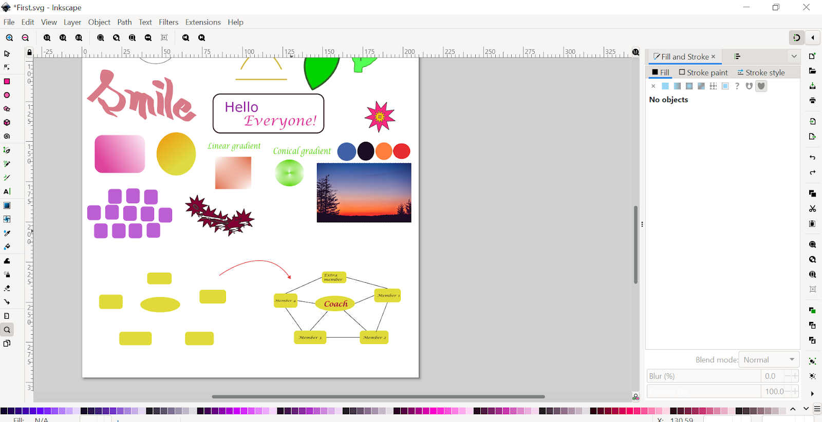 Inkscape Zoom Tool