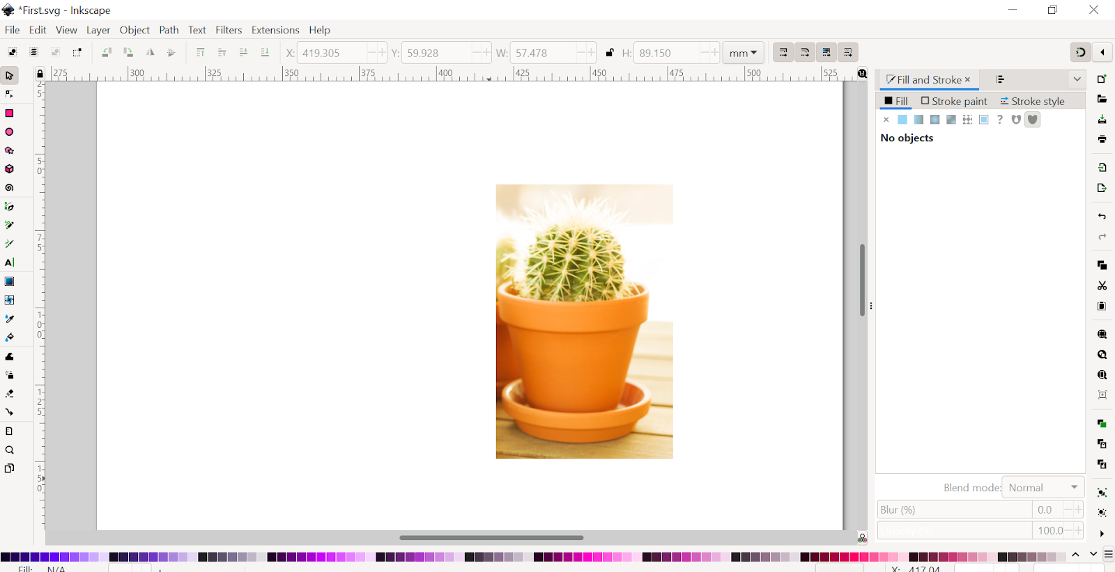 Set Clip in Inkscape