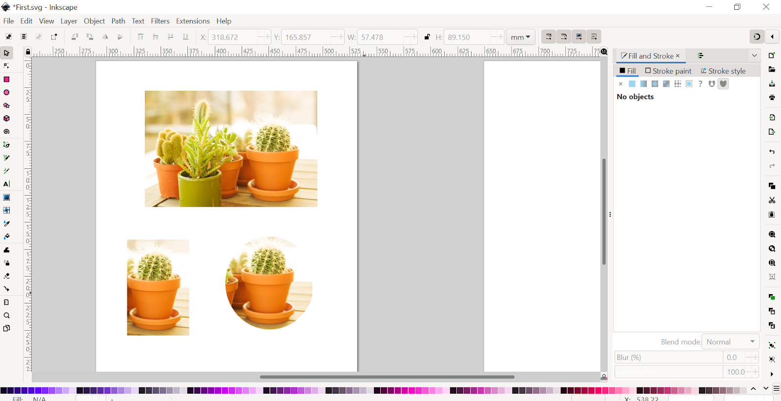 Cropped Image in Inkscape