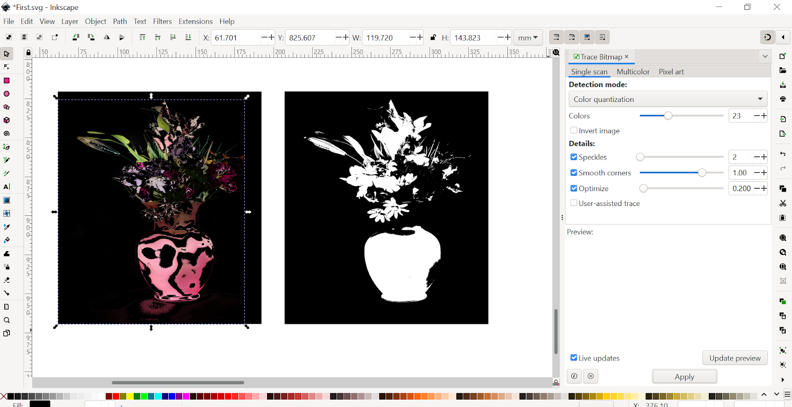 Inkscape Brightness Cutoff