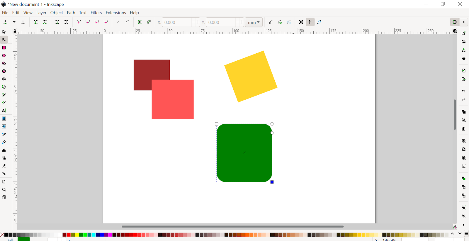 Inkscape Node Tool
