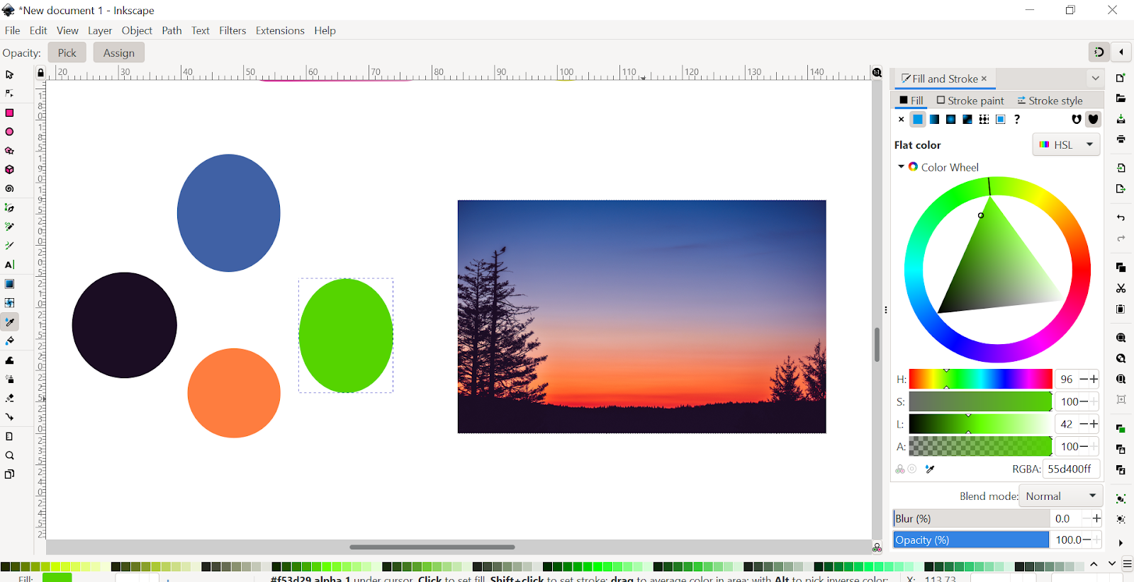 Inkscape Dropper Tool