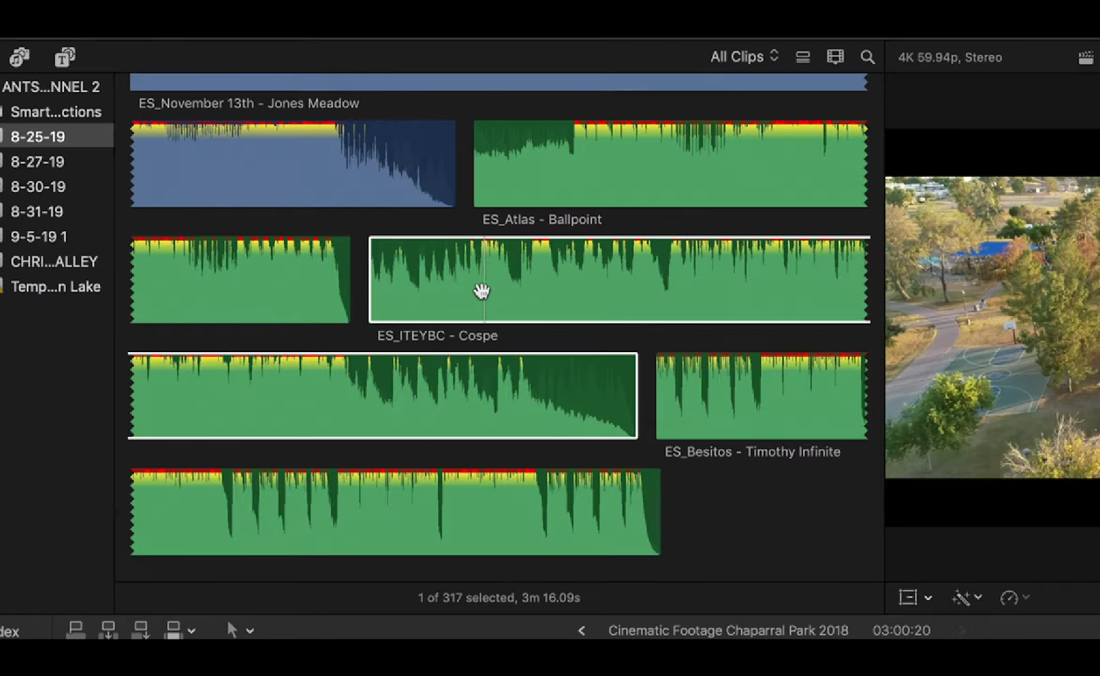 Drag Music to Video in Final Cut Pro