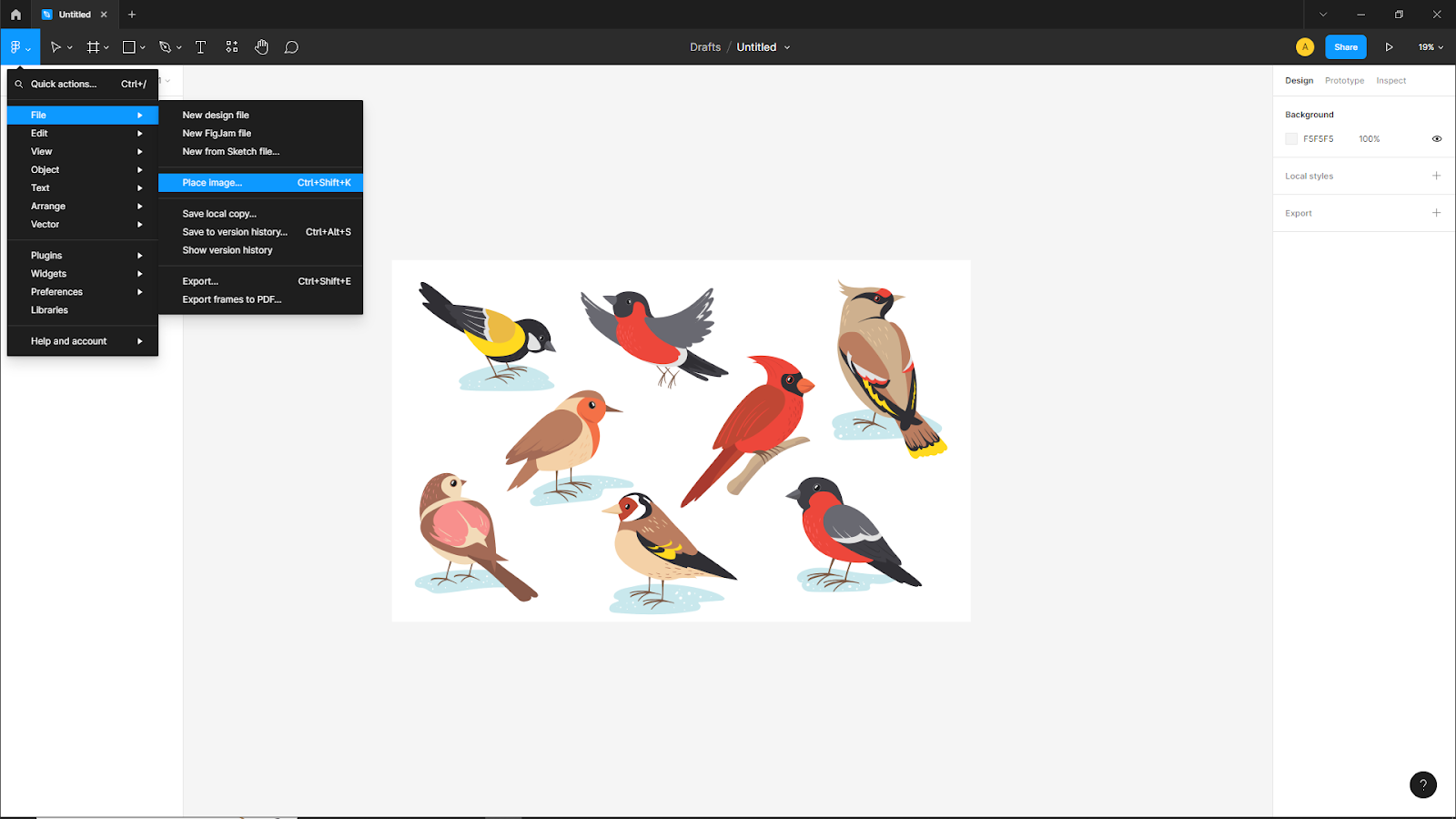 import image file
