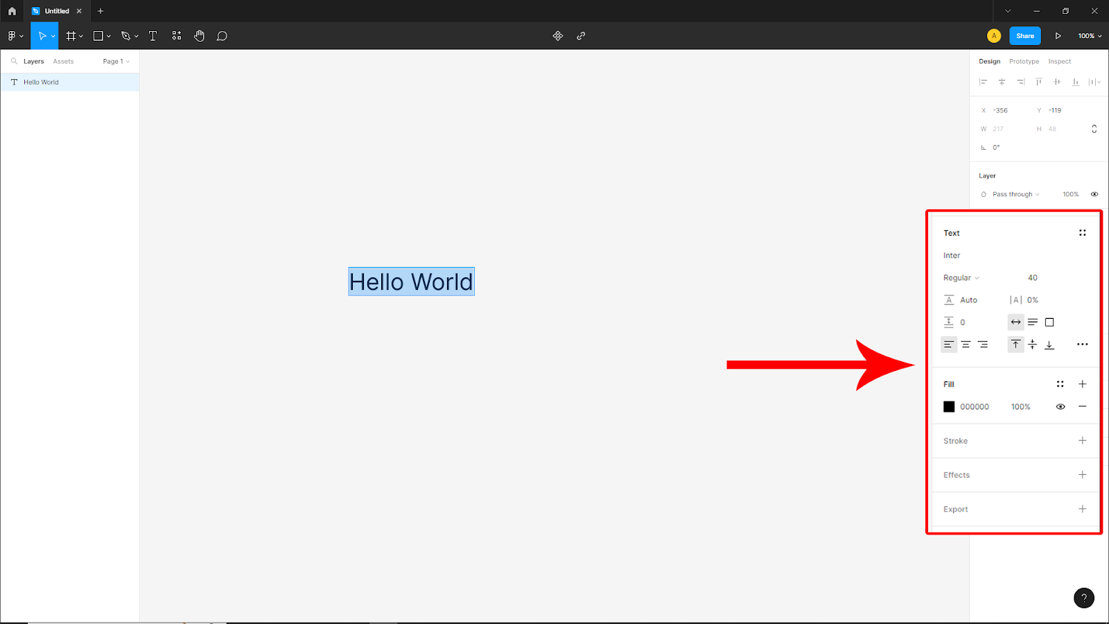 Text edit settings