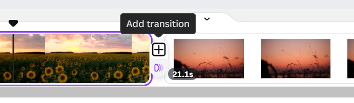 Add Transitions to Video on Canva