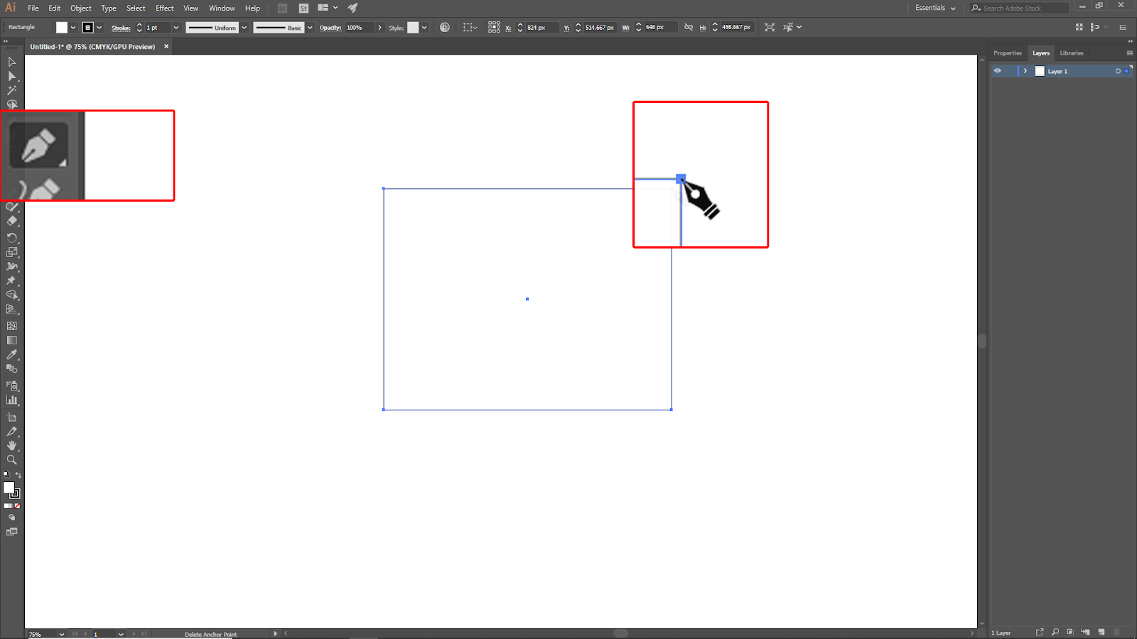 Adobe Illustrator Pen Tool