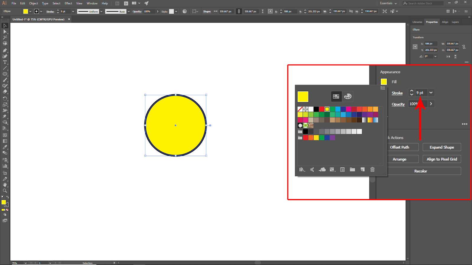 Illustrator Color Pallet