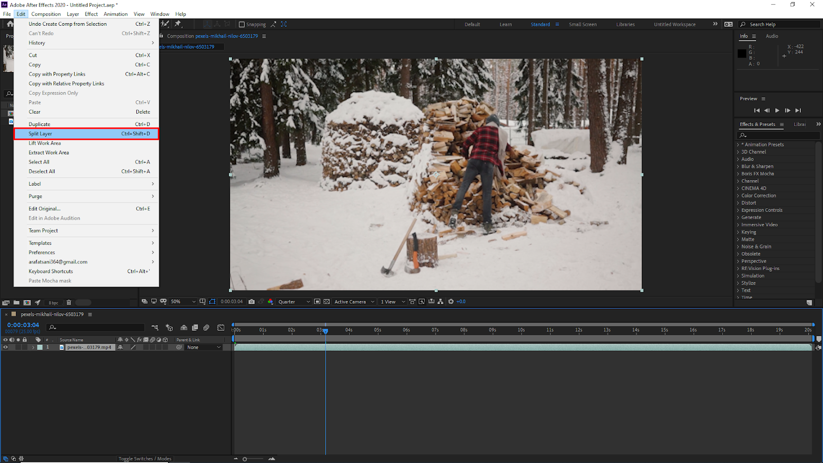 After Effects Time Indicator