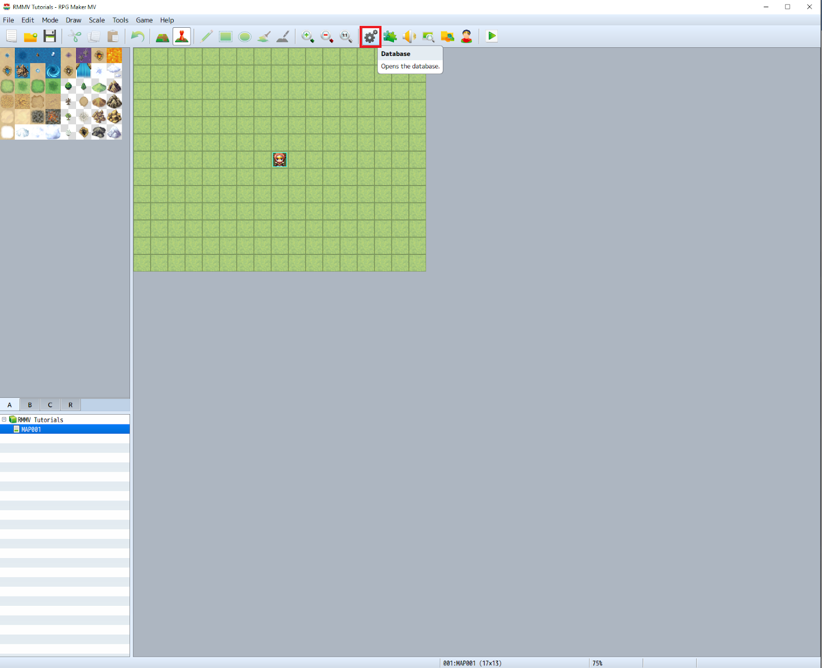 Open Database Window