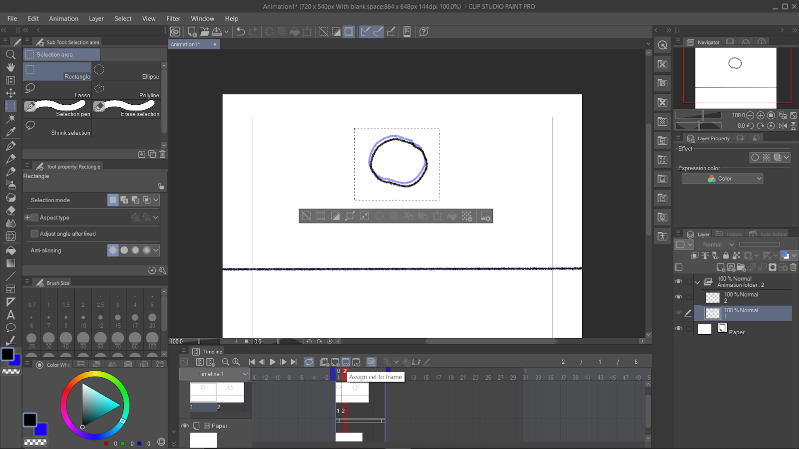 Link second frame layer