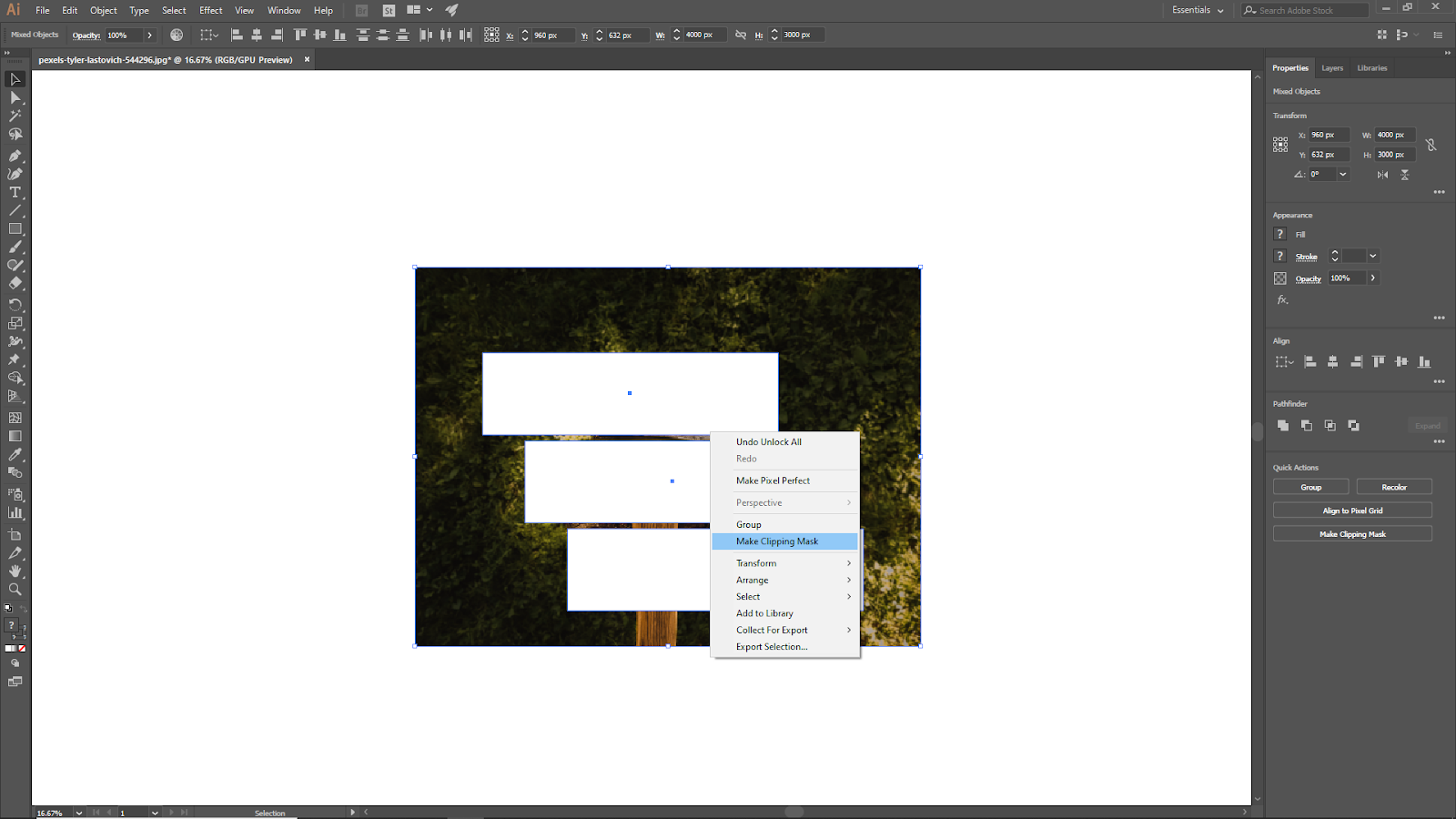 Make Clipping Mask