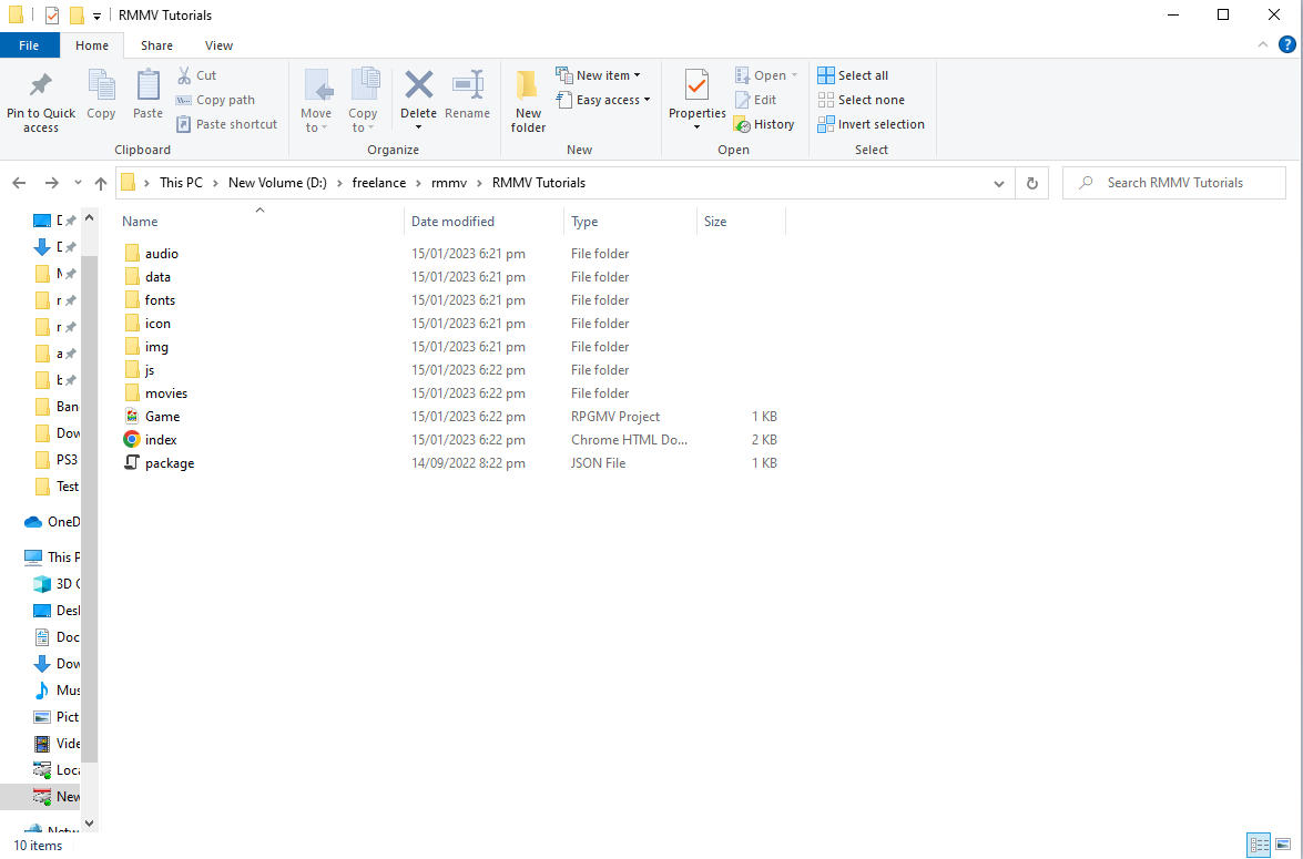 Game Project Folder
