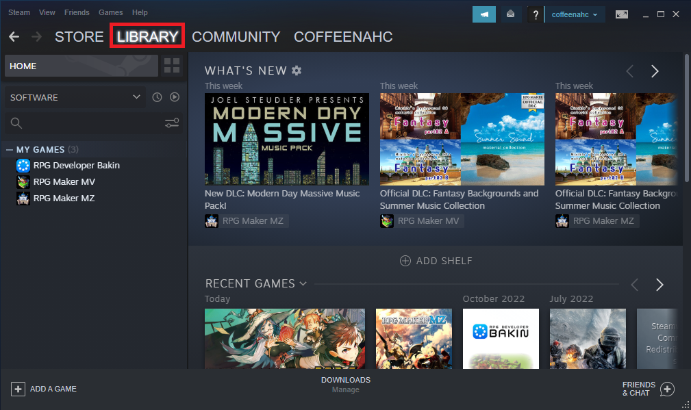 Open Steam Application Library 