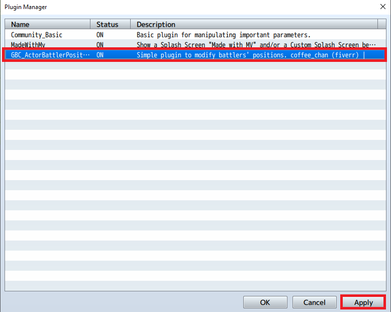 Install Plugin