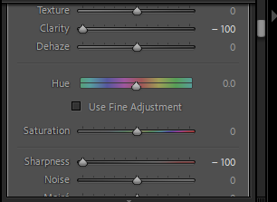 Adjust Clarity in Lightroom