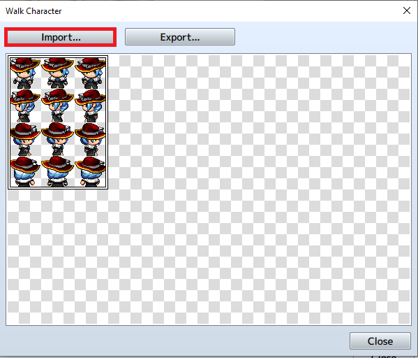 Import Sprite Sheet