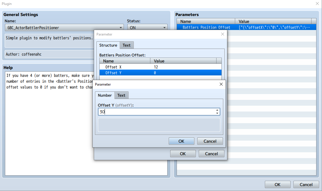 Plugin Parameter Values