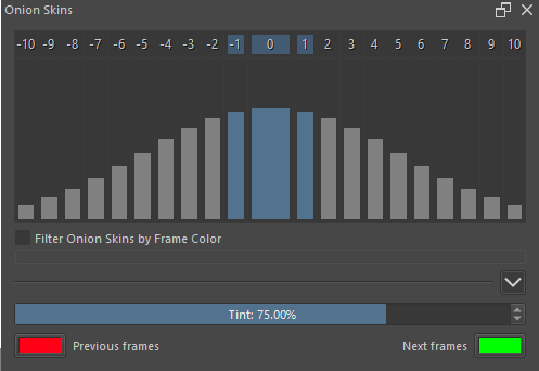 Onion Skin Settings in Krita