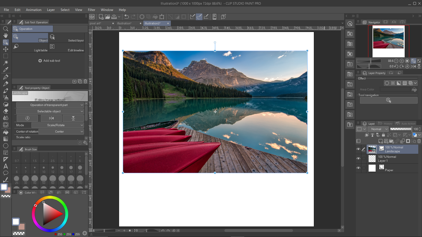 Image in Clip Studio Paint