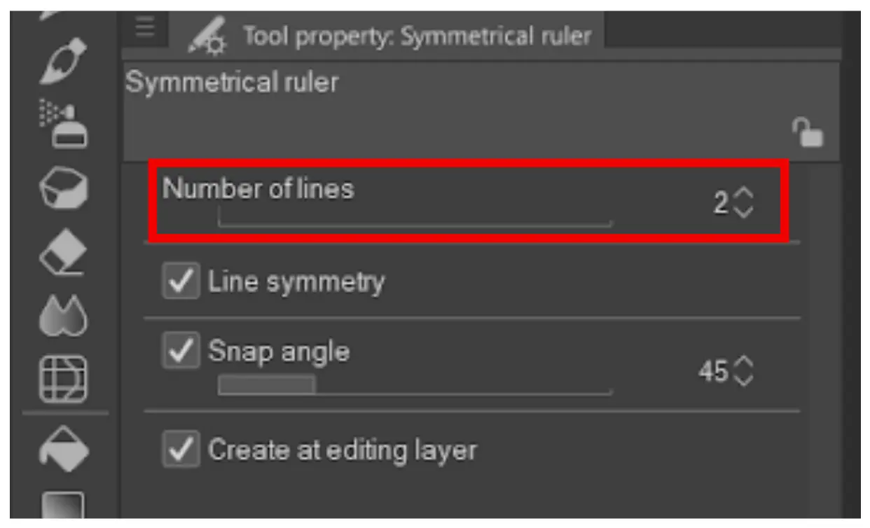 Tool Property in Clip Studio Paint