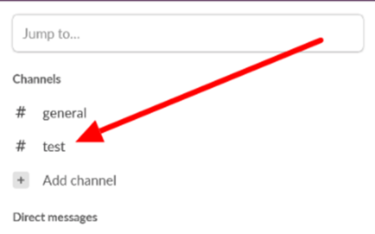 Locate and open the channel that you want to archive