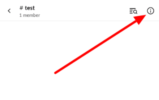 Tap on the "Details" icon