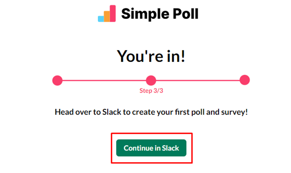 slack simple poll set up