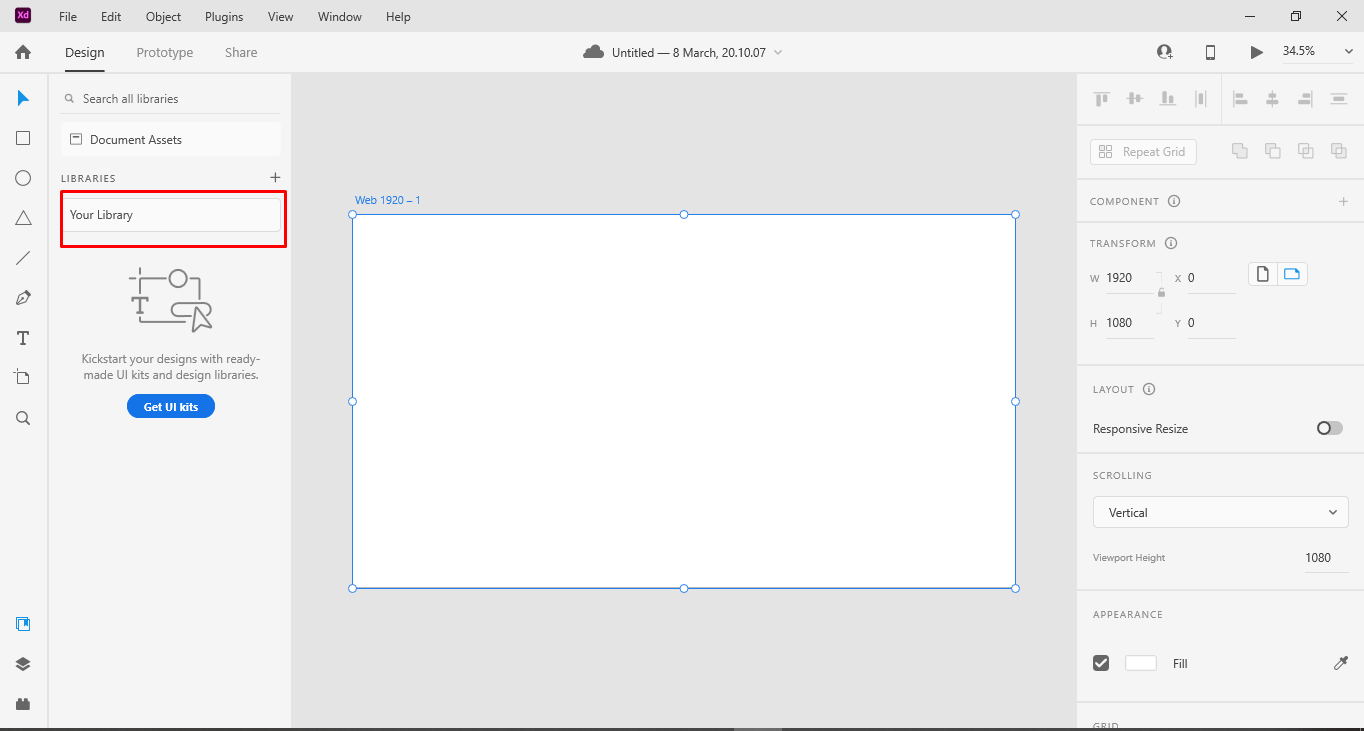 Select the specific library