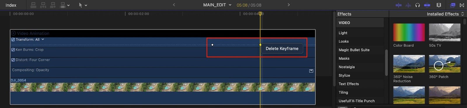 keyframe functions