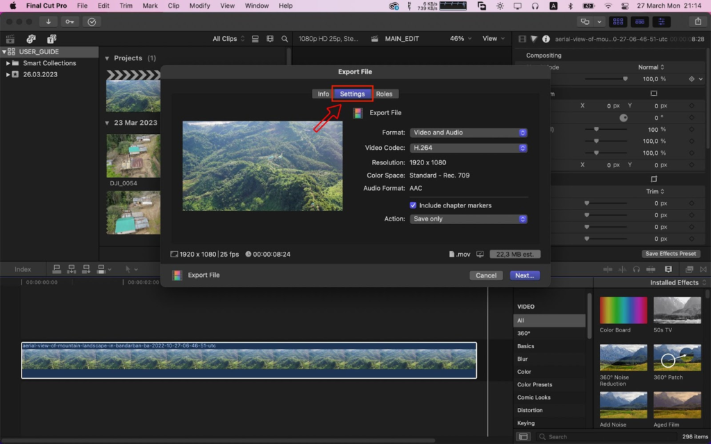 Master file panel 