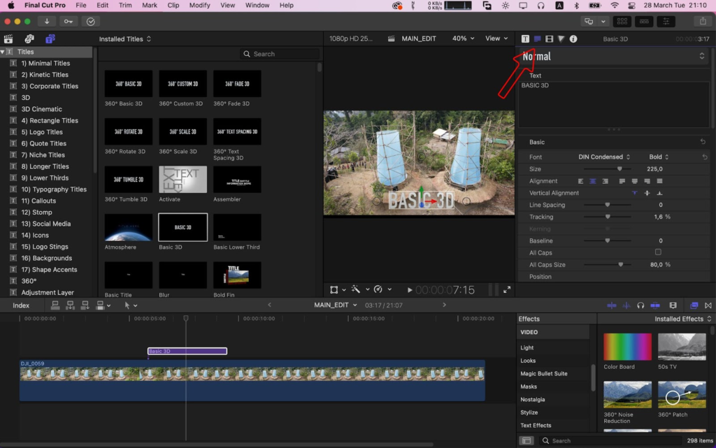 Video editing 
