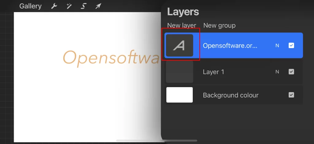 new layer