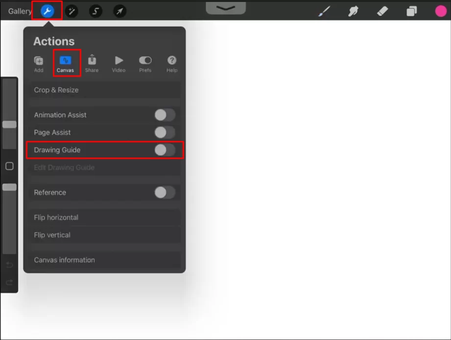 How to Mirror in Procreate