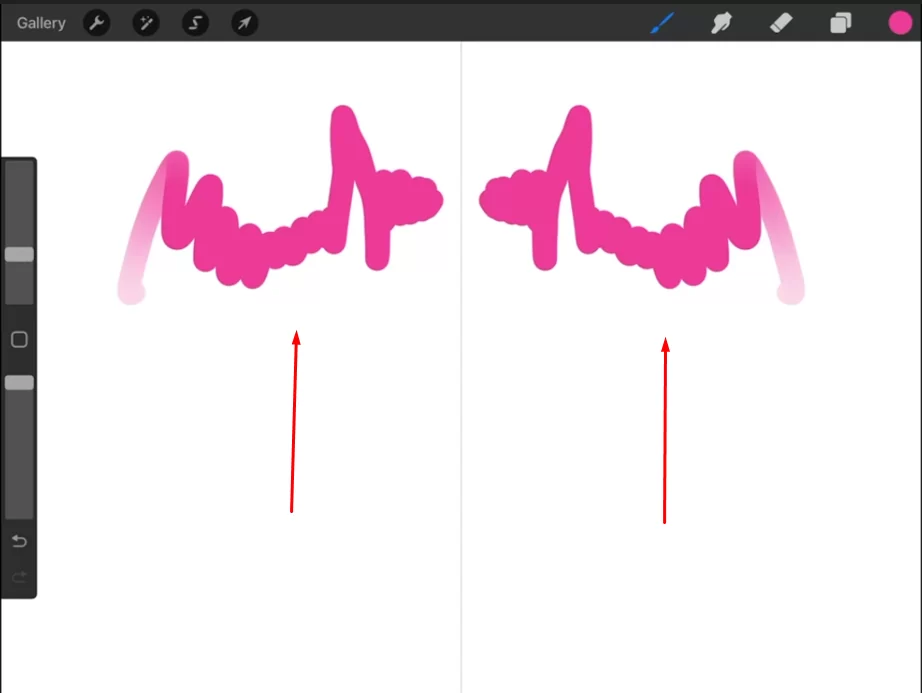 procreate mirror drawing 