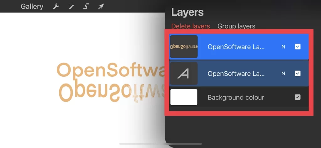 How to Select Multiple Layers in Procreate