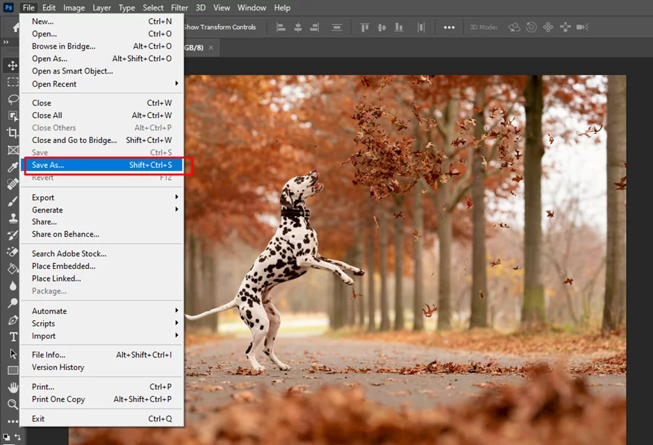 How To Save Photoshop As JPEG