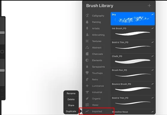 Procreate Brush Library