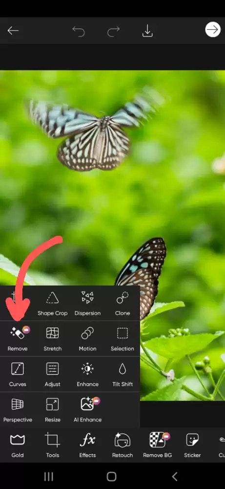 Picsart Remove Icon