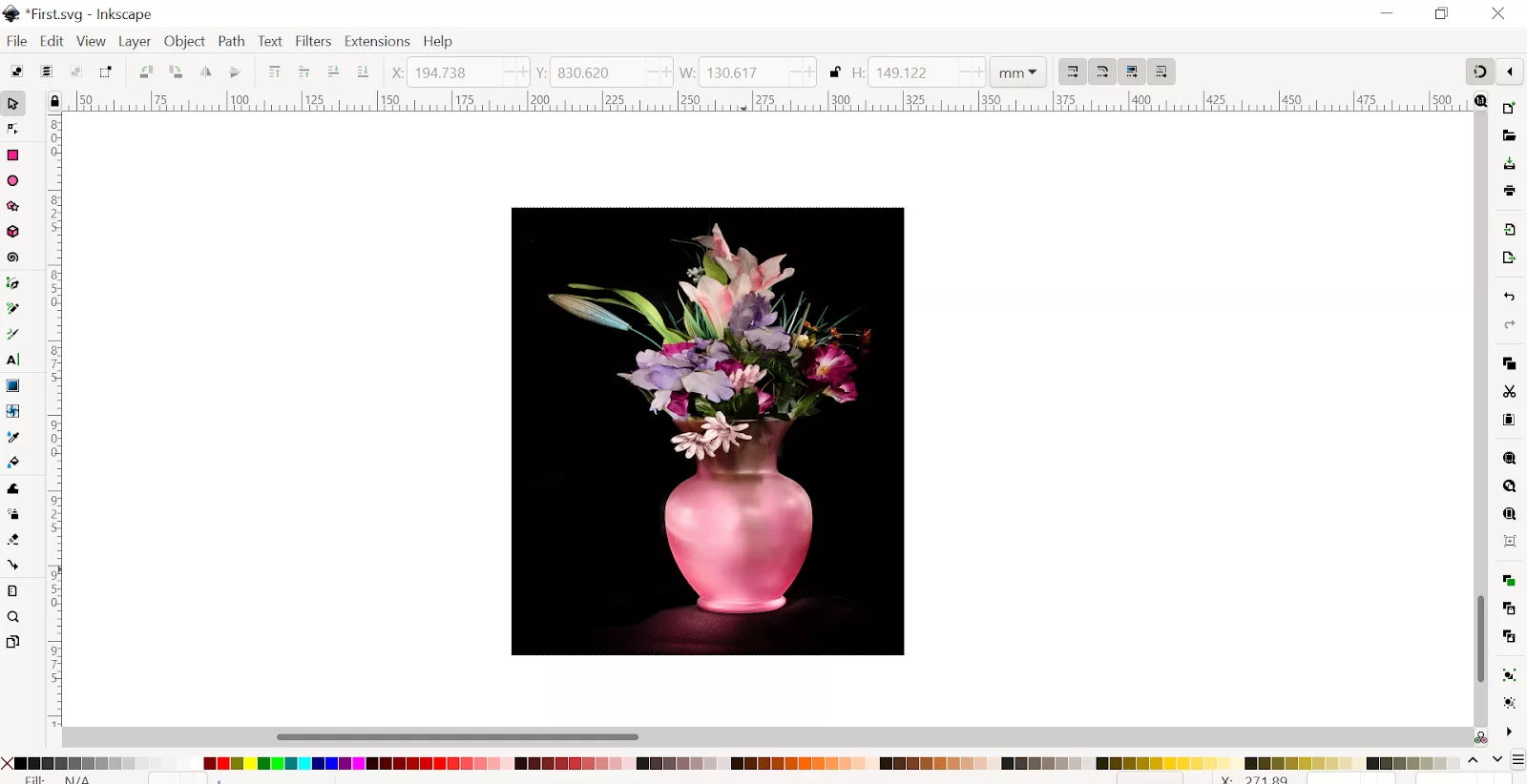 Import Image into Inkscape